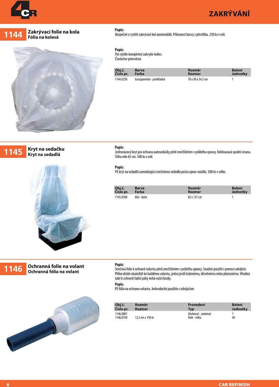 0250 transparentní - priehľadná 70 x 90 x 34,5 cm 1 1145 Kryt na sedačku Kryt na sedadlá Jednorázový kryt pro ochranu autosedačky před znečištěním v průběhu opravy. Neklouzavá spodní strana.