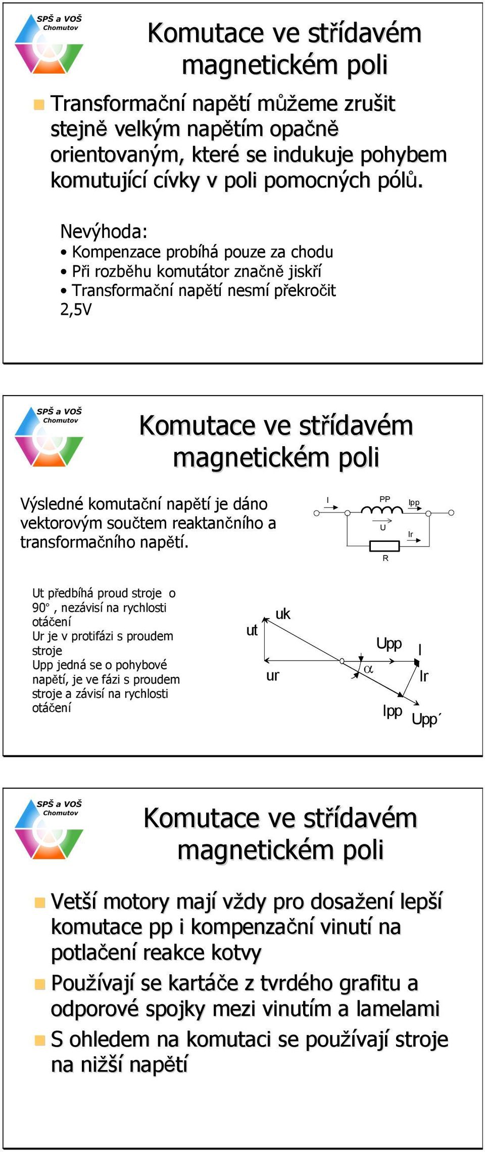 transformačního napětí.