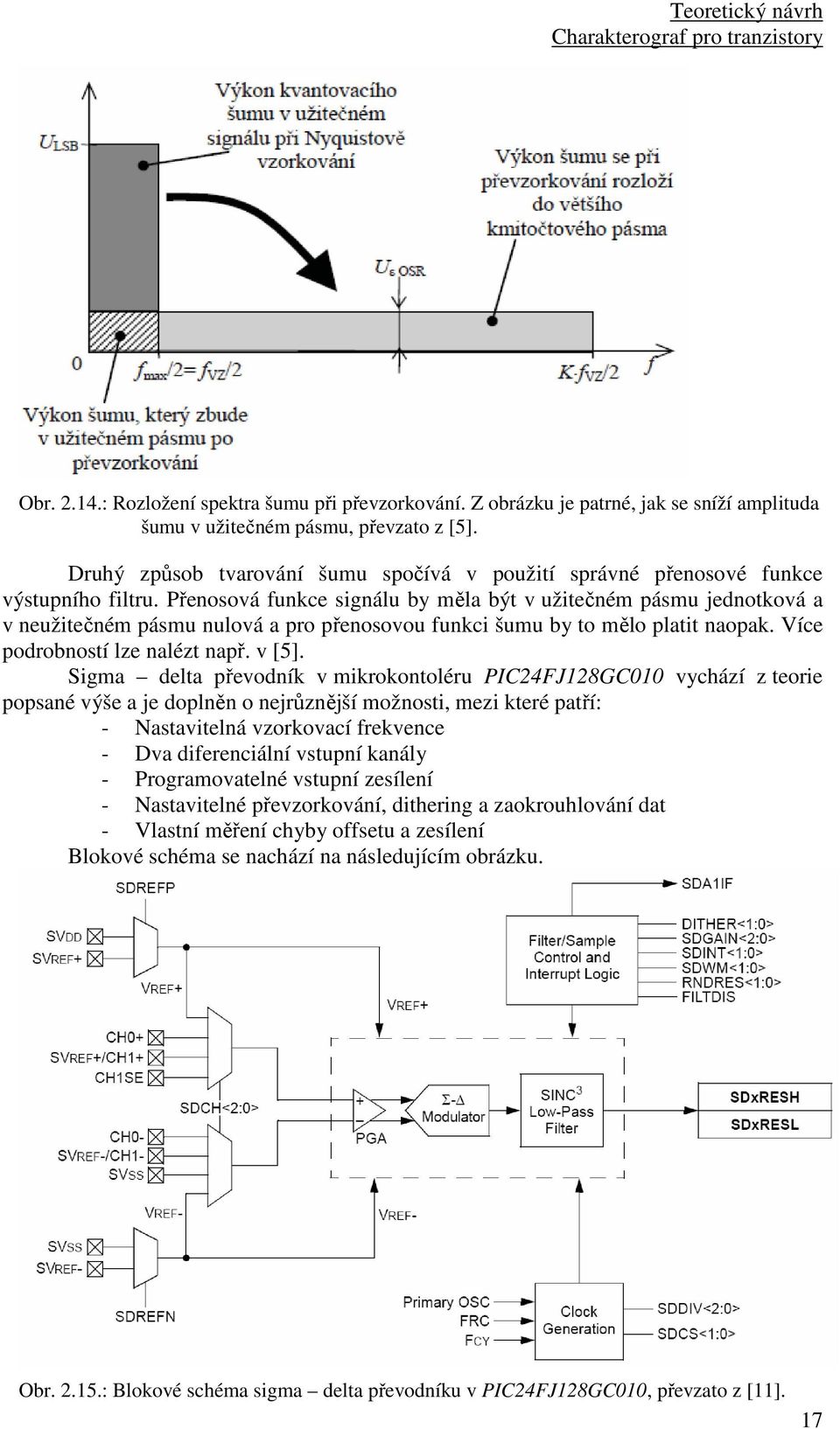 Přenosová funkce signálu by měla být v užitečném pásmu jednotková a v neužitečném pásmu nulová a pro přenosovou funkci šumu by to mělo platit naopak. Více podrobností lze nalézt např. v [5].