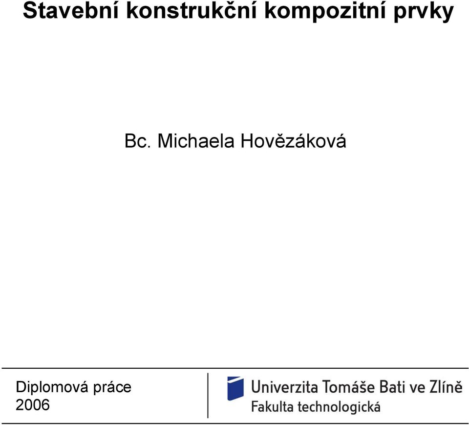 Michaela Hovězáková