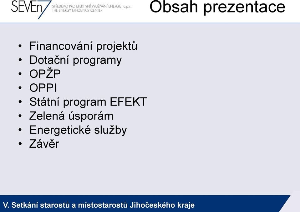 OPPI Státní program EFEKT