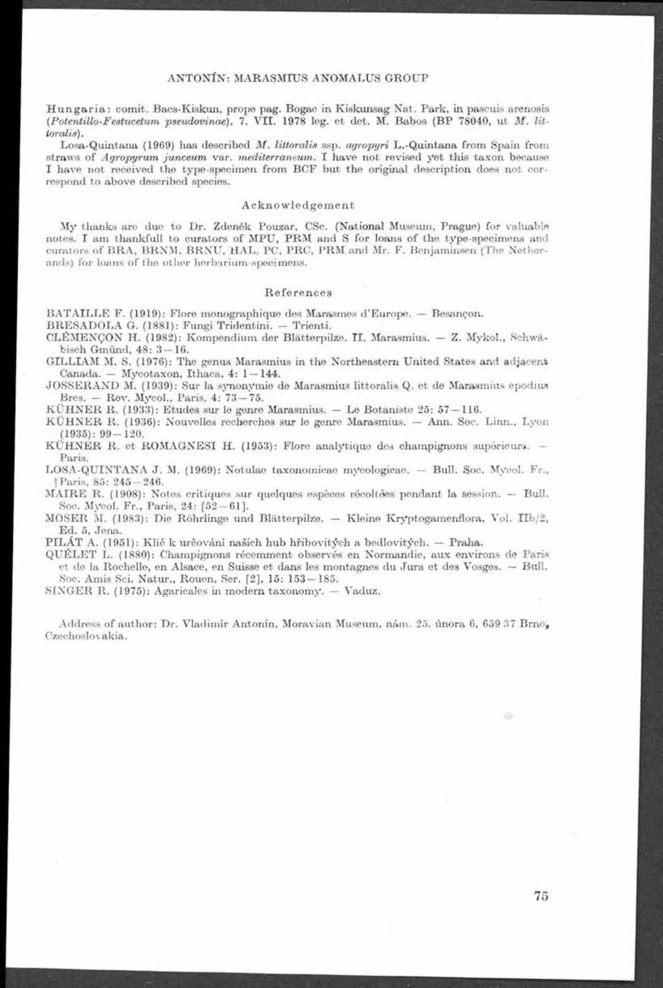 I have not revised yet this taxon because I have not received the type-specim en from BCF but the original description does not correspond to above described species.