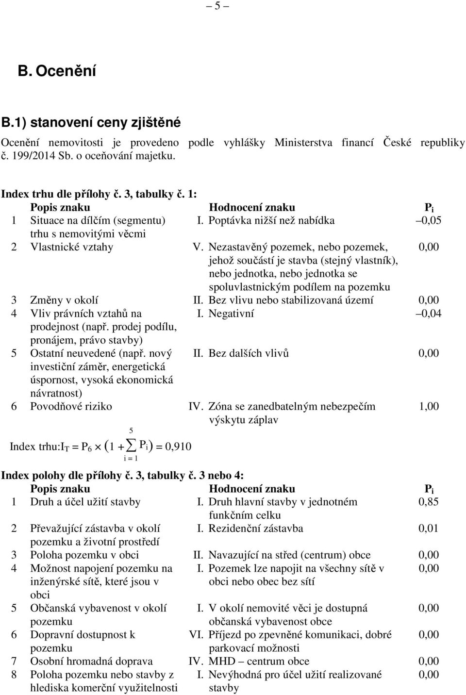 Nezastavěný pozemek, nebo pozemek, 0,00 jehož součástí je stavba (stejný vlastník), nebo jednotka, nebo jednotka se spoluvlastnickým podílem na pozemku 3 Změny v okolí II.