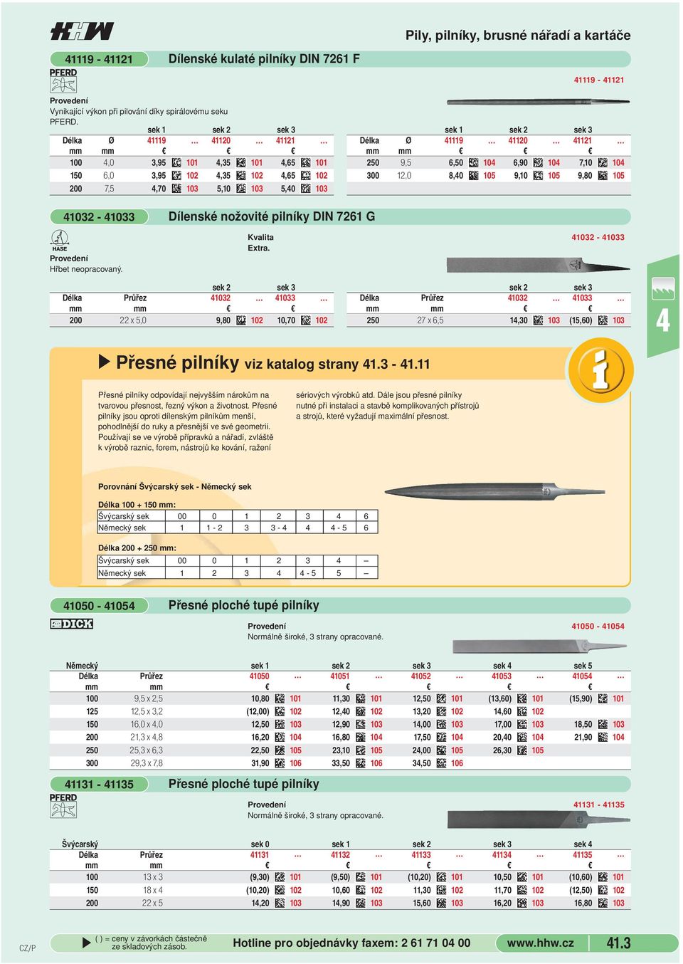 9,80 105 1032-1033 řbet neopracovaný. Dílenské nožovité pilníky DIN 7261 G Kvalita Extra.