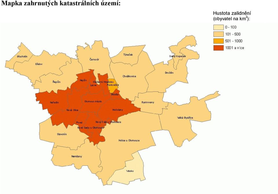 území: Hustota