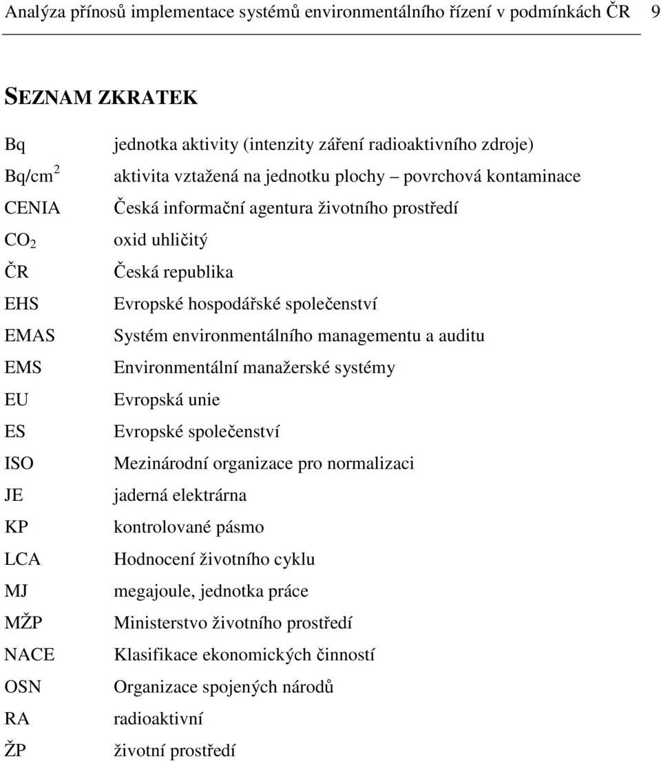 hospodářské společenství Systém environmentálního managementu a auditu Environmentální manažerské systémy Evropská unie Evropské společenství Mezinárodní organizace pro normalizaci jaderná