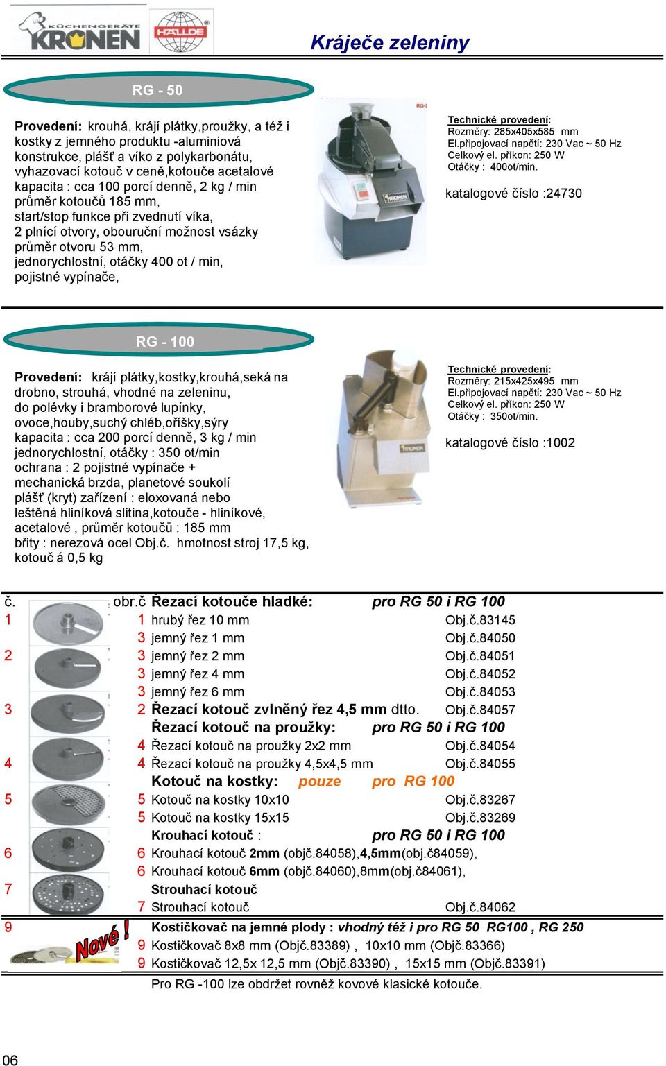 min, pojistné vypínače, Rozměry: 285x405x585 mm El.připojovací napětí: 230 Vac ~ 50 Hz Celkový el. příkon: 250 W Otáčky : 400ot/min.