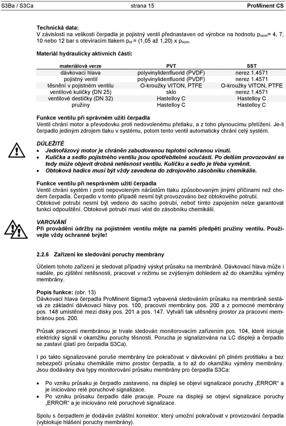 4571 těsnění v pojistném ventilu O-kroužky VITON, PTFE O-kroužky VITON, PTFE ventilové kuličky (DN 25) sklo nerez 1.