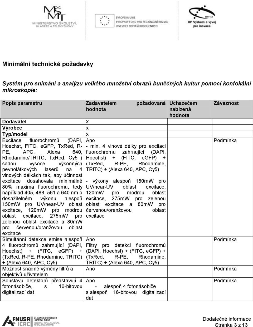 4 vlnové délky pro excitaci PE, APC, Alexa 640, fluorochromu zahrnující (DAPI, Rhodamine/TRITC, TxRed, Cy5 ) Hoechst) + (FITC, egfp) + sadou vysoce výkonných (TxRed, R-PE, Rhodamine, pevnolátkových