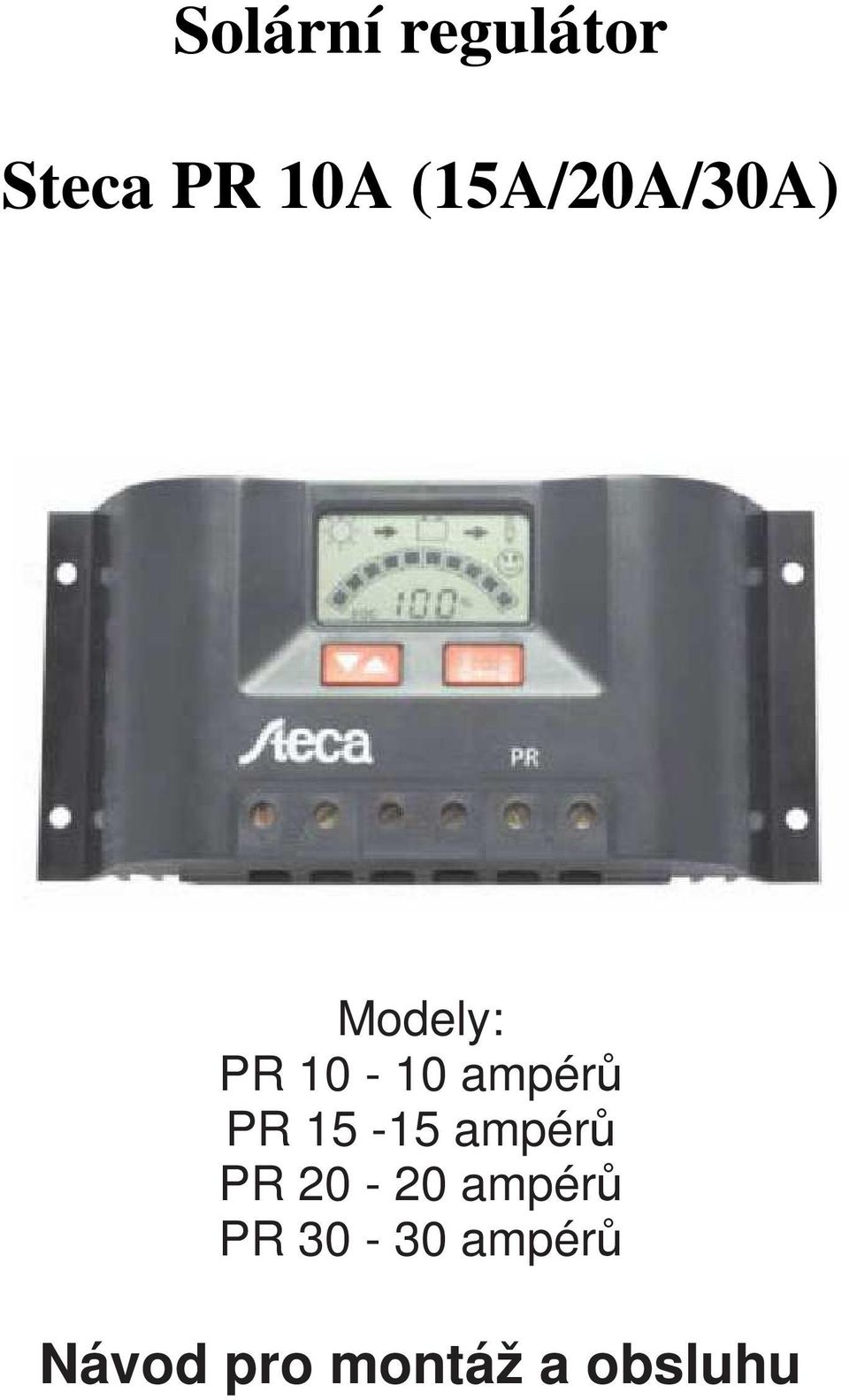ampérů PR 15-15 ampérů PR 20-20