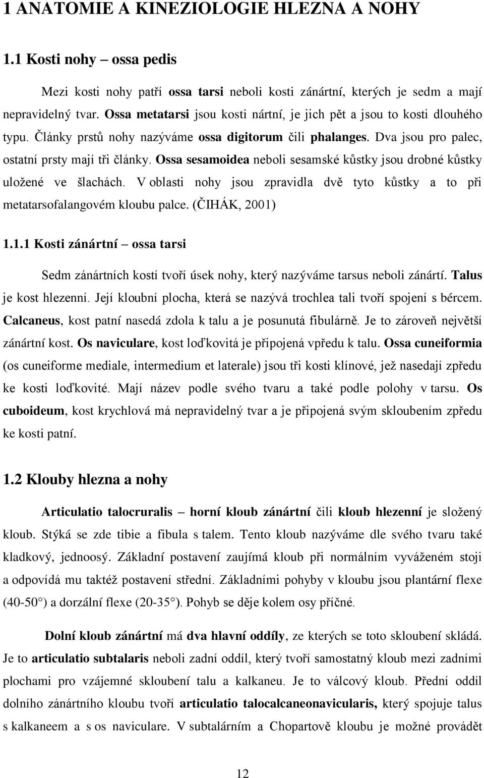 Ossa sesamoidea neboli sesamské kůstky jsou drobné kůstky uložené ve šlachách. V oblasti nohy jsou zpravidla dvě tyto kůstky a to při metatarsofalangovém kloubu palce. (ČIHÁK, 2001)