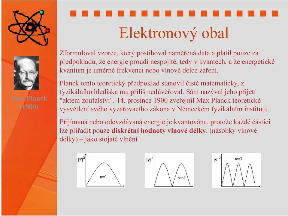 Sám nazýval jeho přijetí Max Planck "aktem zoufalství". 14.