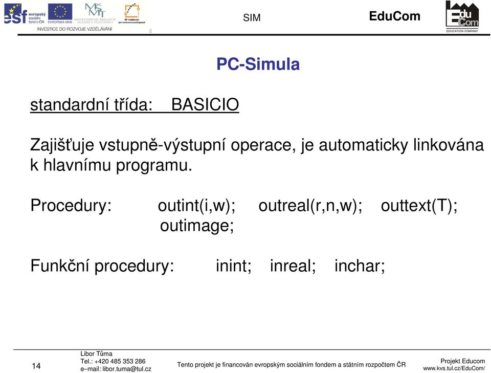 hlavnímu programu.