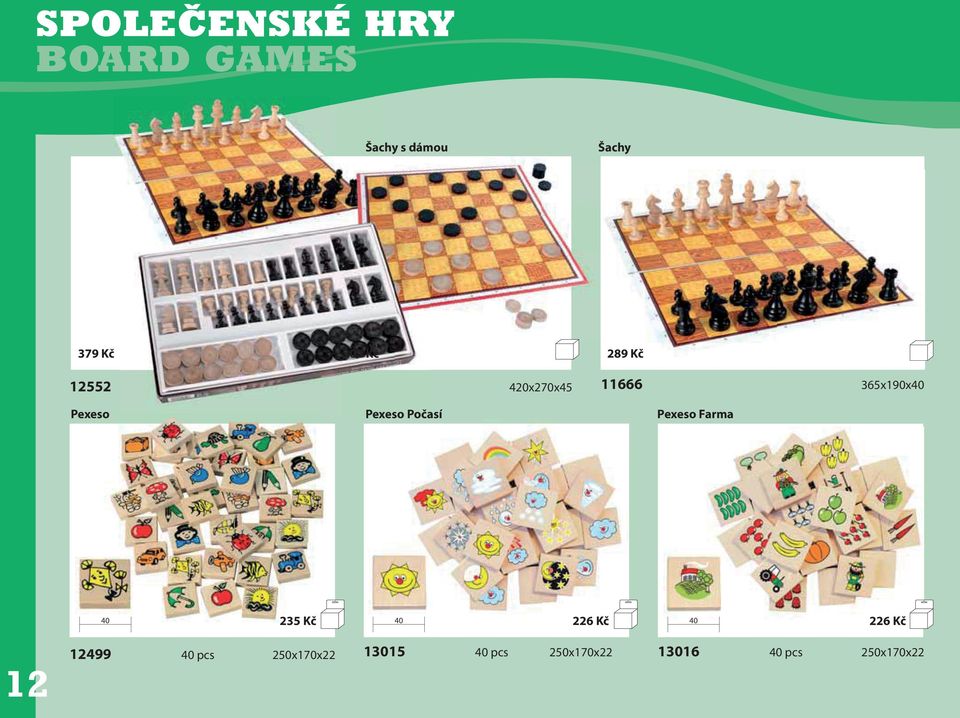 Počasí Pexeso Farma 235 Kč 40 40 226 Kč 40 226 Kč 12 12499