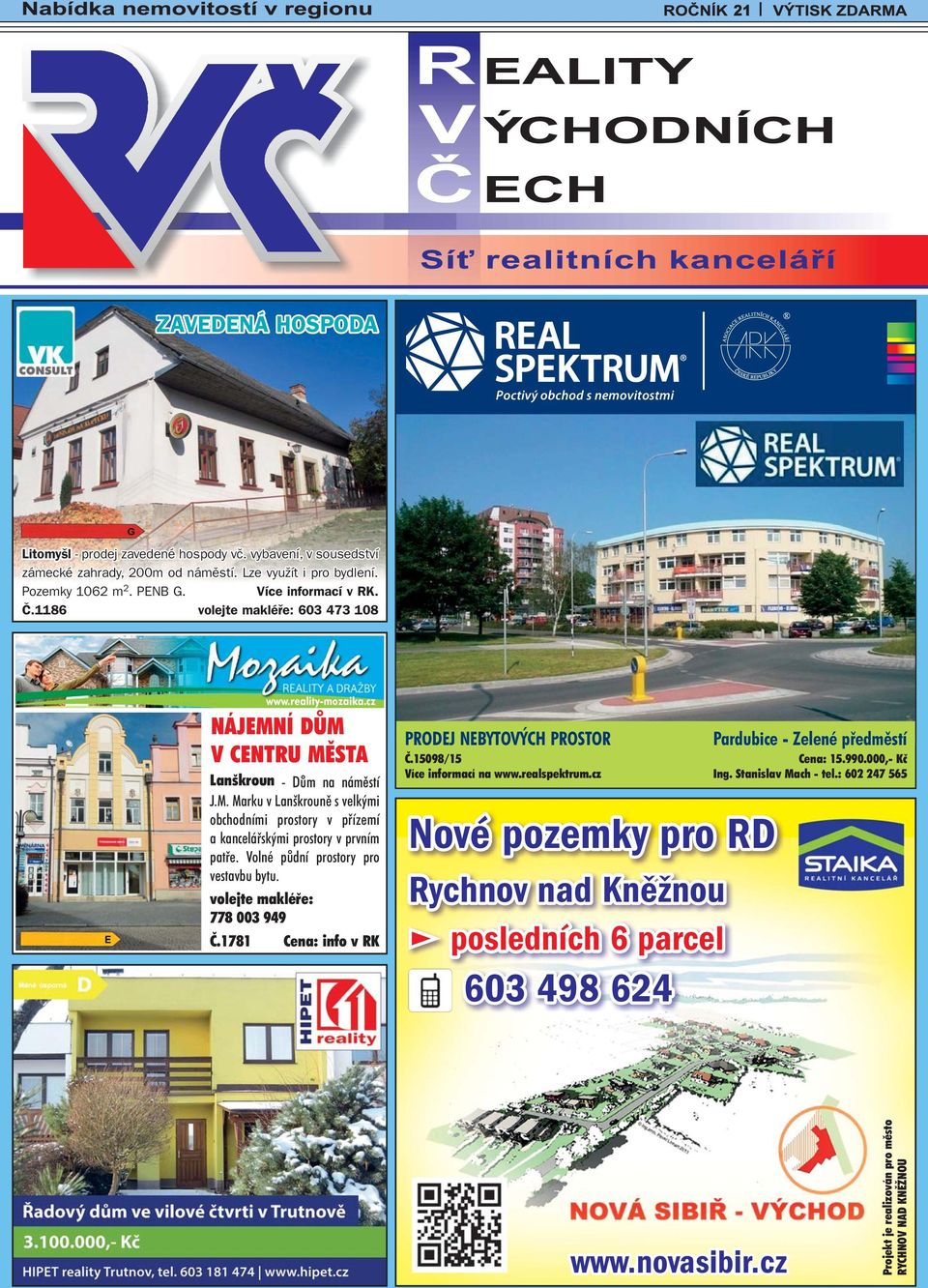 Volné půdní prostory pro vestavbu bytu. volejte makléře: 778 003 949 Č.1781 Cena: info v RK PRODEJ NEBYTOVÝCH PROSTOR Pardubice - Zelené předměstí Č.15098/15 Více informací na www.realspektrum.