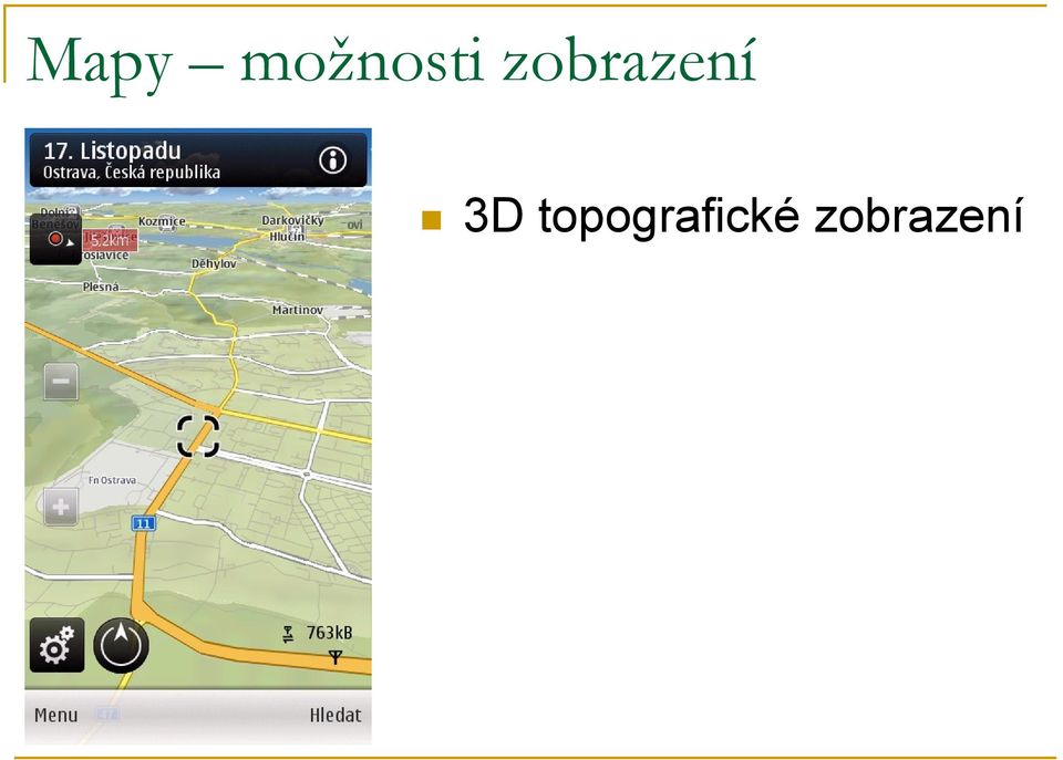 zobrazení 3D