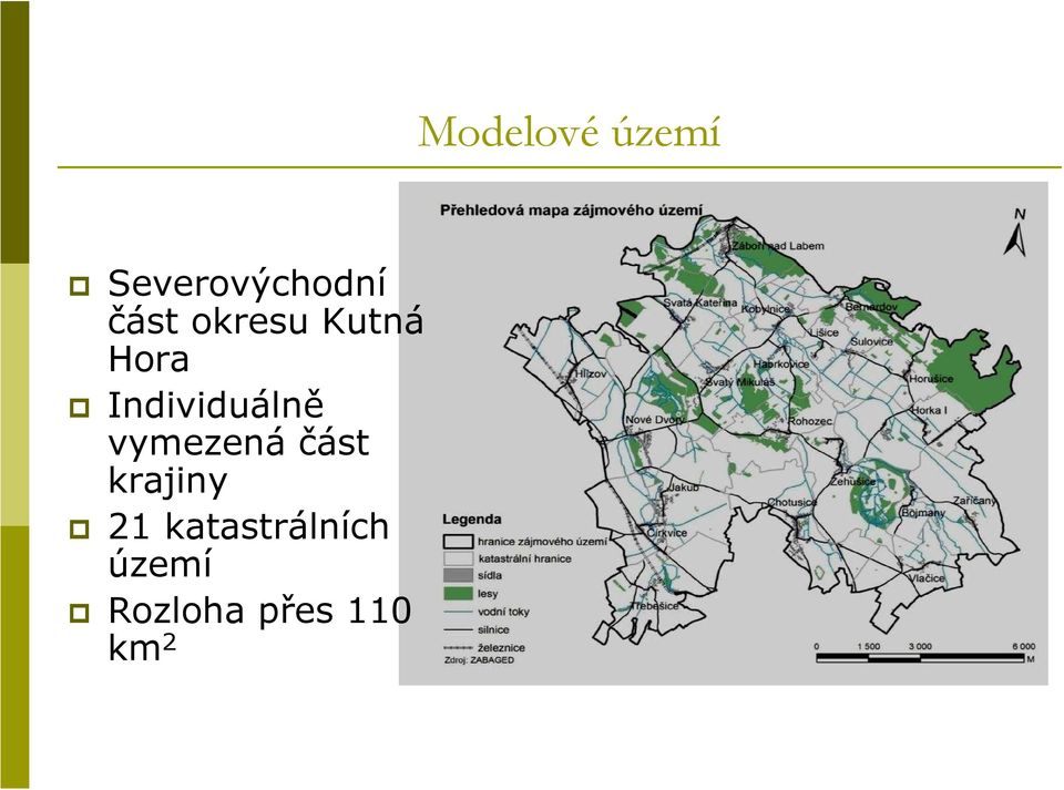 krajiny 21 katastrálních území