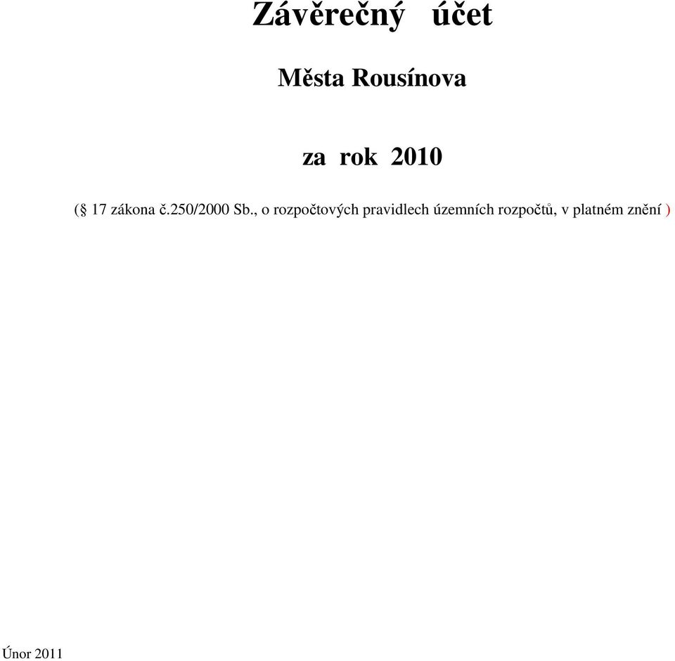 , o rozpočtových pravidlech