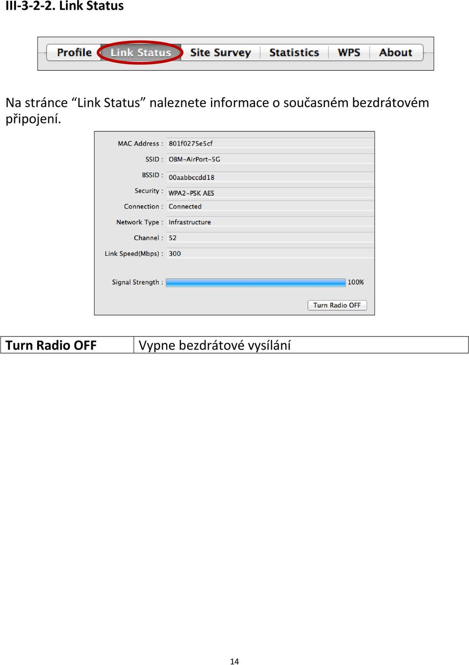 naleznete informace o současném