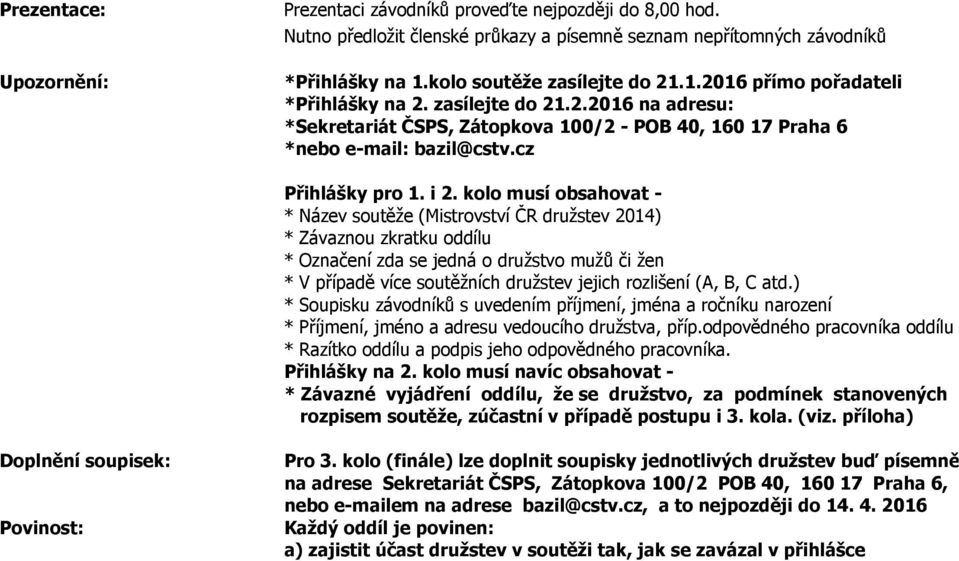 cz Přihlášky pro 1. i 2.