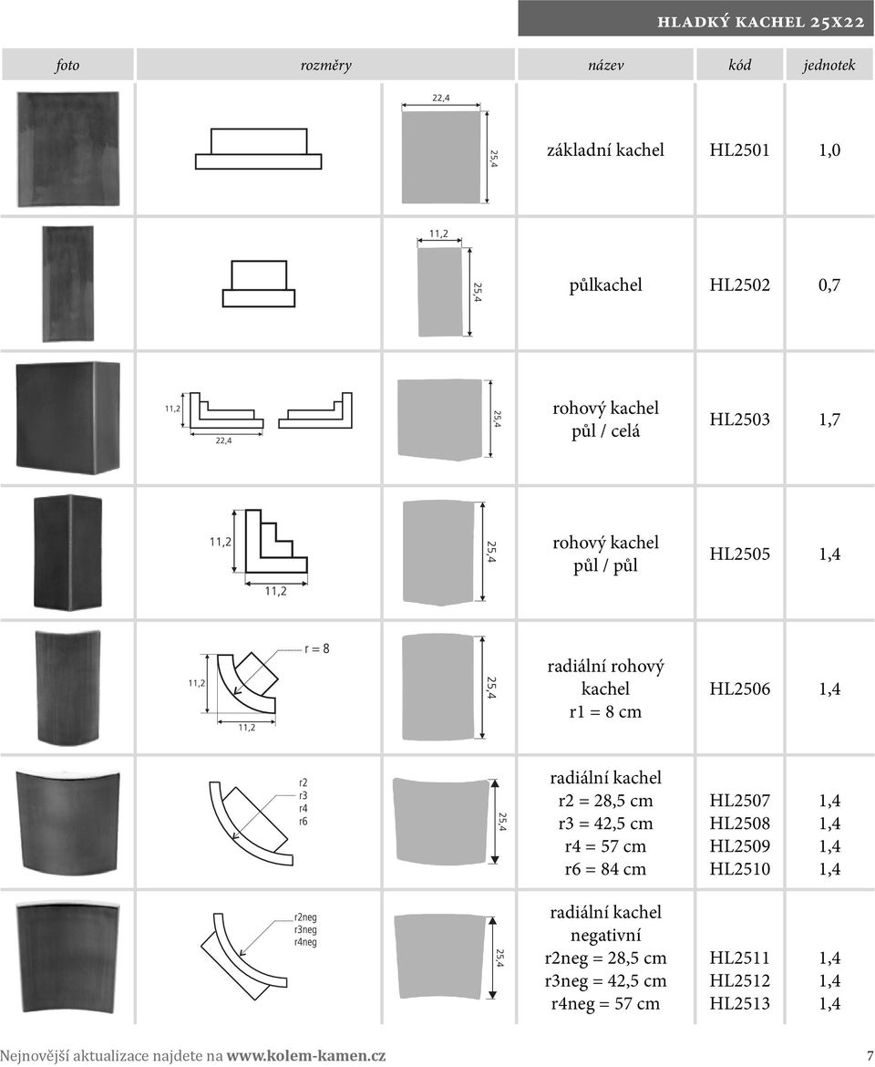 = 57 cm r6 = 84 cm radiální kachel negativní r2neg = 28,5 cm r3neg = 42,5 cm r4neg = 57 cm