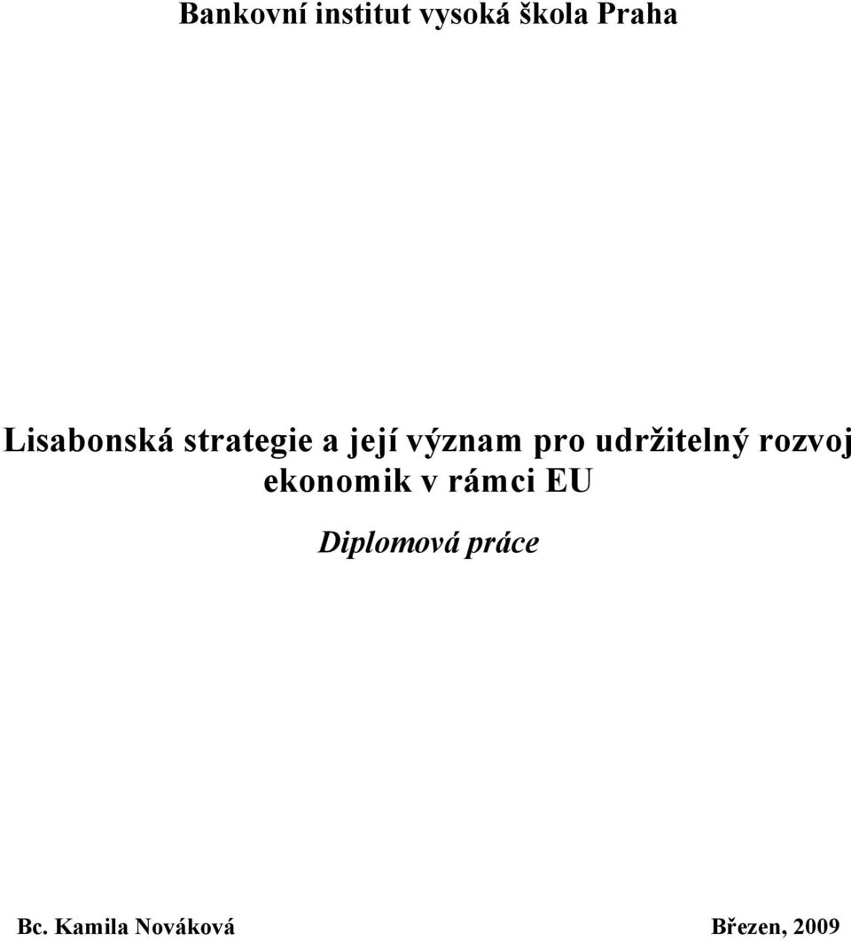 udržitelný rozvoj ekonomik v rámci EU