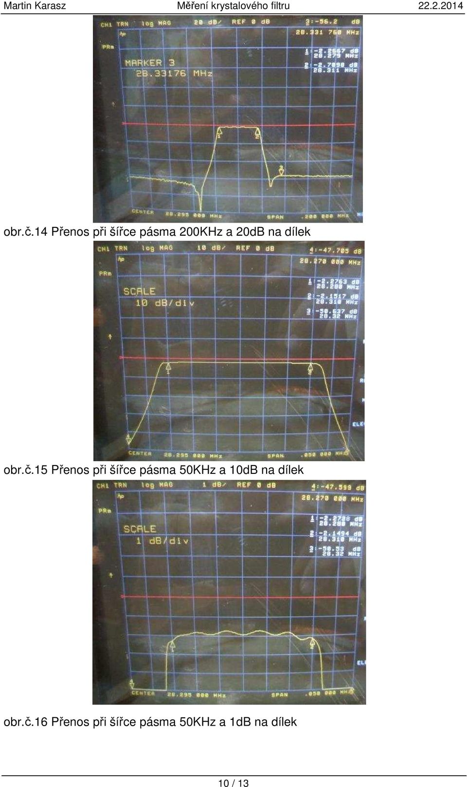 dílek 15 Přenos při šířce pásma 50KHz a