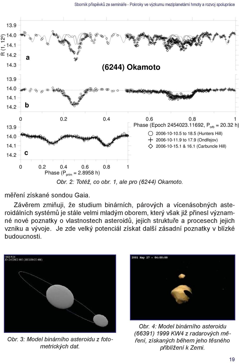 měření získané sondou Gaia.