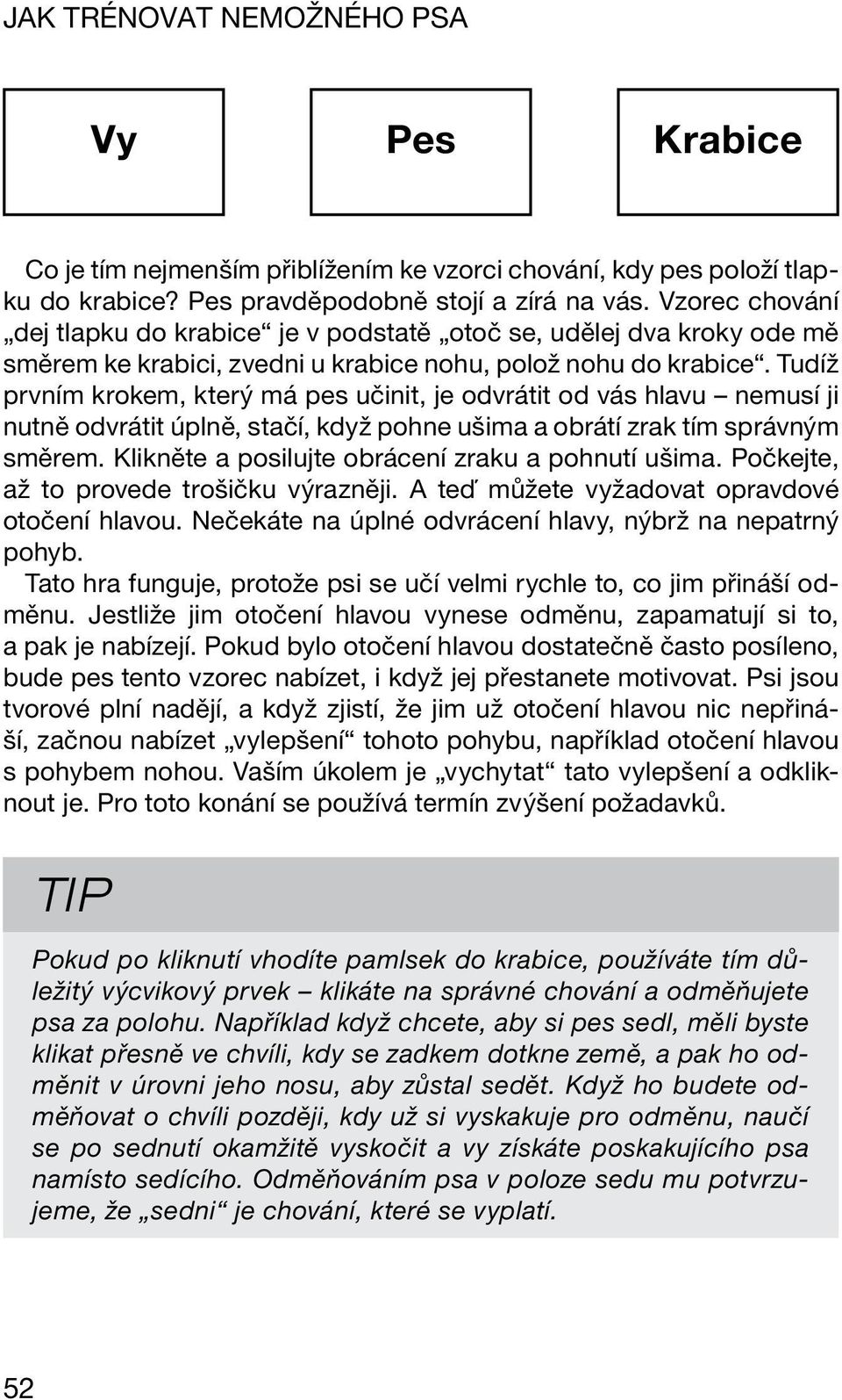 Tudíž prvním krokem, který má pes učinit, je odvrátit od vás hlavu nemusí ji nutně odvrátit úplně, stačí, když pohne ušima a obrátí zrak tím správným směrem.