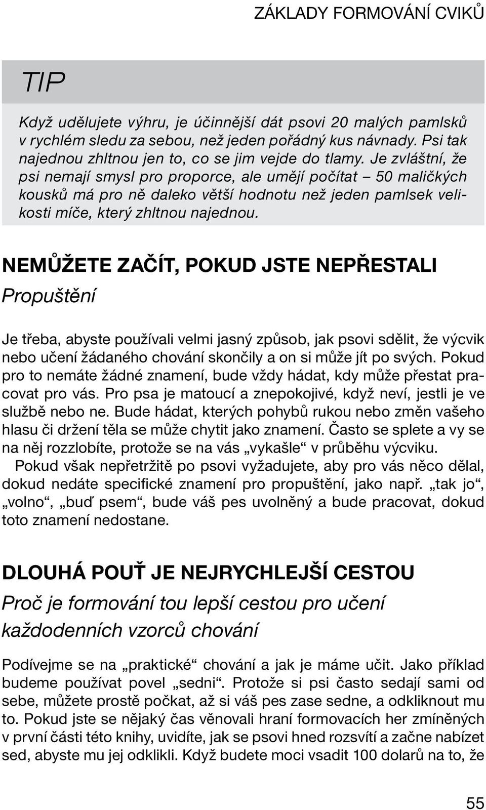 Je zvláštní, že psi nemají smysl pro proporce, ale umějí počítat 50 maličkých kousků má pro ně daleko větší hodnotu než jeden pamlsek velikosti míče, který zhltnou najednou.