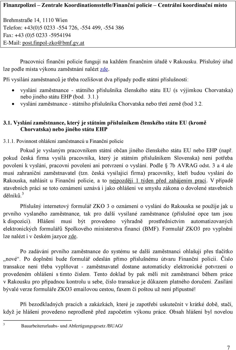 Zaměstnávání občanů ČR v Rakousku - PDF Stažení zdarma