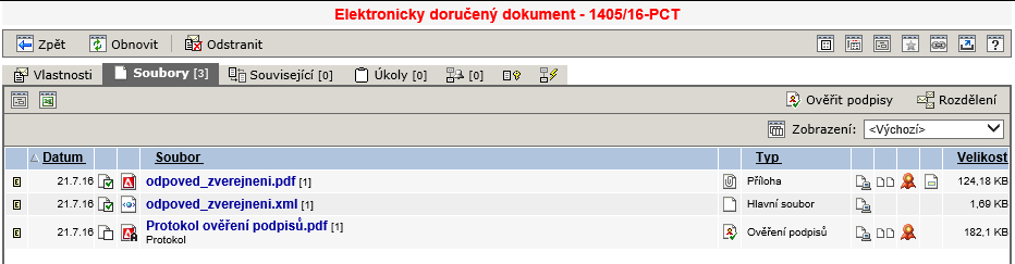 Pro účely tohoto manuálu byla zvolena terminologie Dokument - Soubor. Tento manuál je chráněn autorskými právy ČR a souvisejícími předpisy EU.