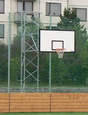 BASKETBAL KONSTRUKCE STREETBALY VENKOVNÍÍ Streetbal konstrukce DOR-SPORT, výškově stavitelný, vysazení 1450 mm Kód: K1114 Streetbal konstrukce DOR-SPORT, oblouková do betonového základu Kód: K1113