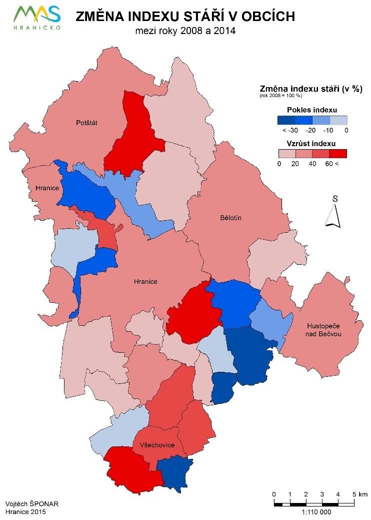 Z pohledu na graf národnostního složení na Obr. 16 je patrné, že v regionu naprosto převládá česká a moravská národnost, kterou následuje skupina čtyř set příslušníků Slovenské republiky.