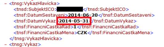 řádných účetních závěrek sestavených k 31. 12.