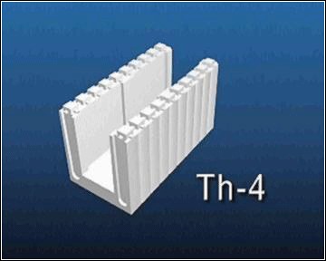 TH 2P TH 3 věncová tvarovka TH 4 překladová tvarovka rozměr 500 x 250 x 250 TH 8