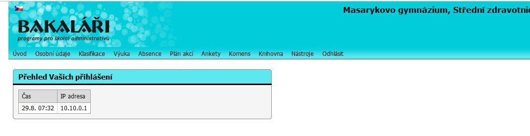 24 Změna hesla V kartě Změna hesla je možné změnit úvodní heslo za nové. Při ztrátě hesla postupujte dle pokynů v kapitole 2.