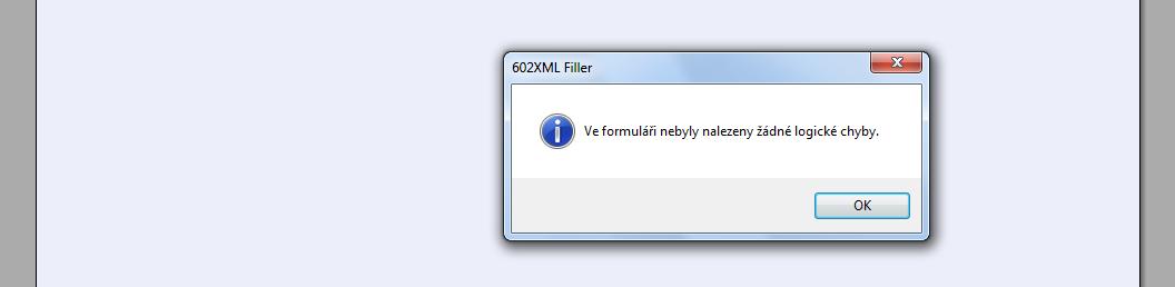 Po odstranění všech chyb opět klikněte na tlačítko Odeslat elektronicky úřadu.