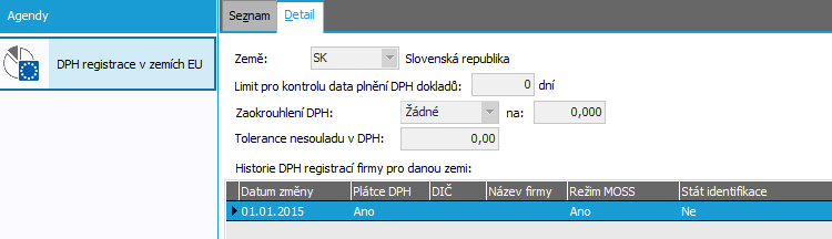 SHRNUTÍ ZMĚN Jedná se o první fázi implementace podpory režimu jednoho správního místa (Mini One Stop Shop, MOSS). Tato fáze zahrnuje zejména vystavení dokladů spadajících do tohoto režimu.