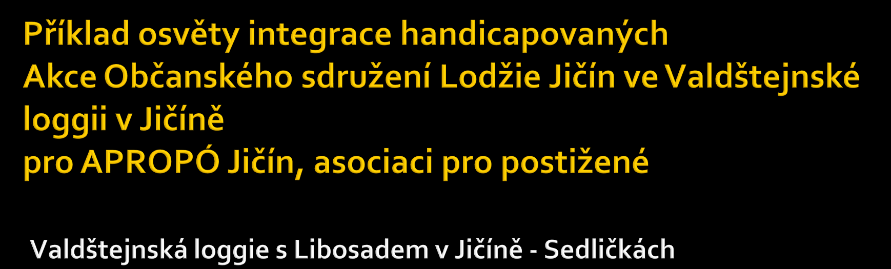 . Valdštejnská Loggie a Libosad Areál loggie a s parkem Libosadem vznikl z podnětu Albrechta z Valdštejna podle projektu Giovanni Pieronniho, který realizoval v roce 1632 Andrea Spessa jako lovecký