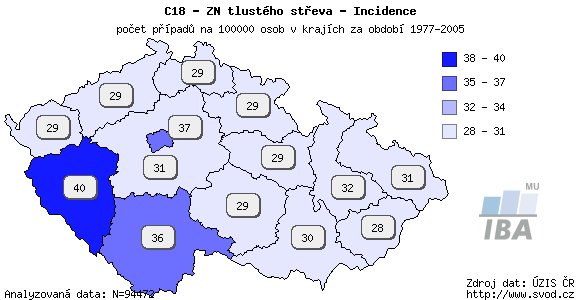 29 klesající tendenci. V roce 1977 bylo hlášeno 12.93 případů na 100.000 osob. V roce v roce 1987 to bylo 15.16 osob na 100.000 a v roce 2002 to bylo jiţ 22.36 nových případů na 100.000 osob v ČR.
