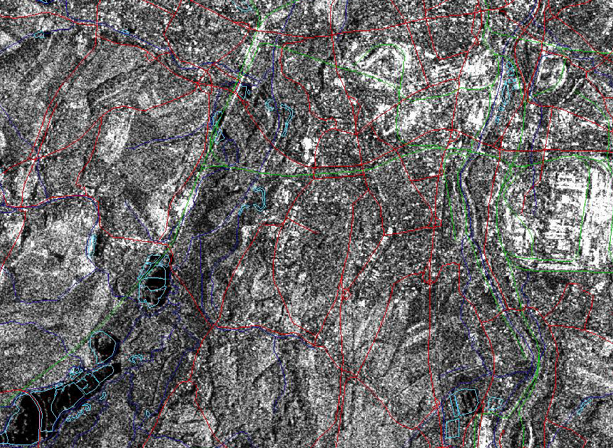 GIS Ostrava 2009 2 2.1 Zpracování dat Zpracování radarových snímků 2.1.1 Georeferencování scén ERS do vektorových dat povodí Olše Snímky byly dodány na DVD ve standardním formátu Envisat.