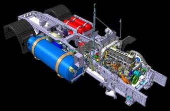 Stralis Natural Power CNG + LNG Nové prvky Nové nádrže na tekutý zemní