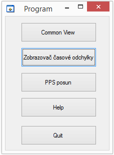 6 Software Obrázek 6.1: Úvodní okno programu Jak lze vidět na obrázku 6.