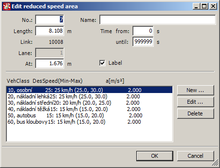 vozidel prostřednictvím random seed number, které je jedinečné pro každý simulační proces.