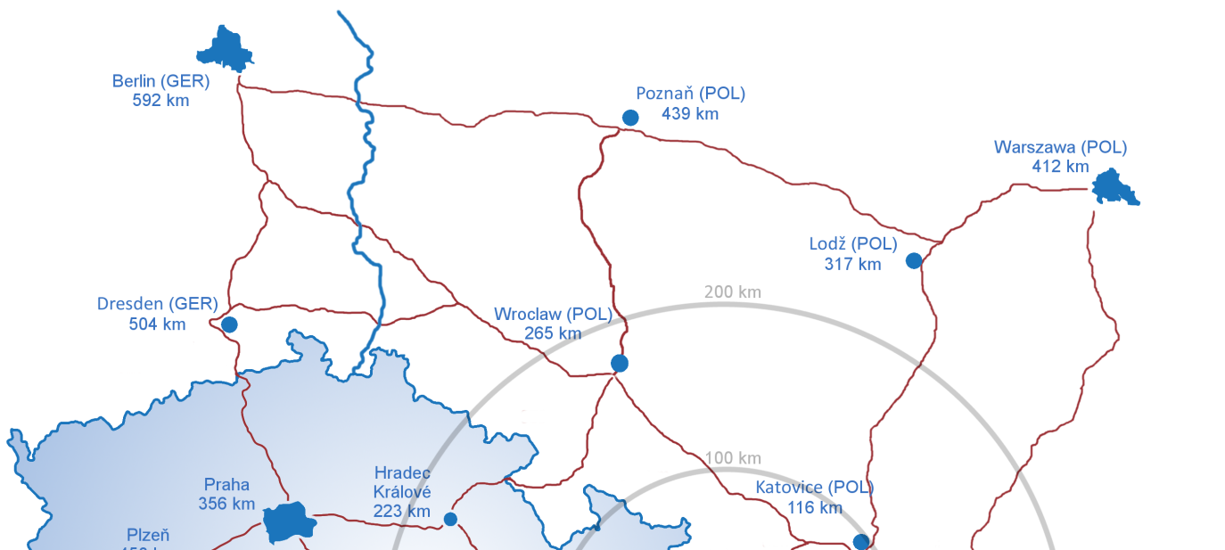 LOKALIZACE Česká republika, Moravskoslezský kraj, obec Mošnov GPS: 49 41'21.