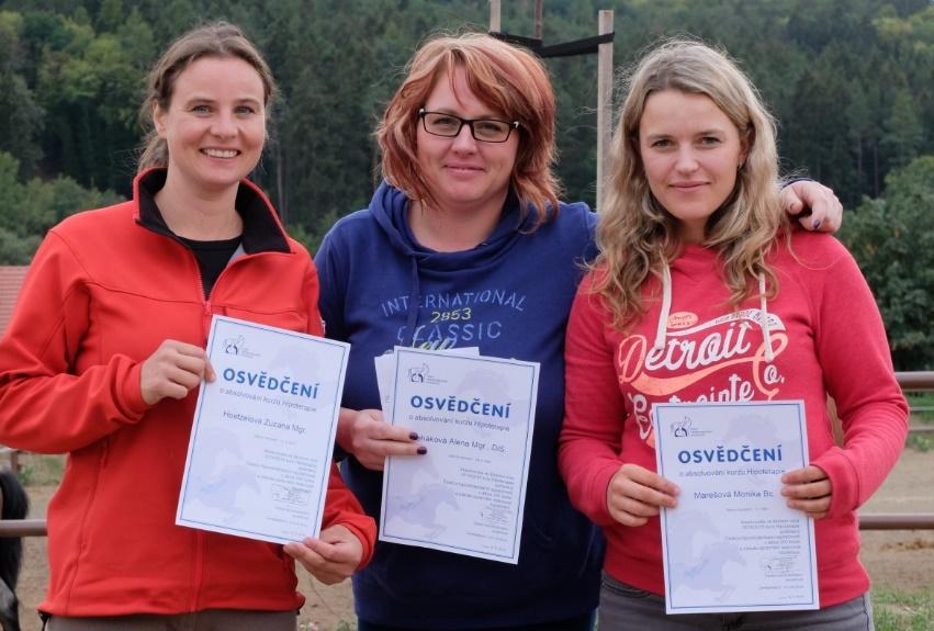 Sekce TERAPEUTICKÉ VYUŽITÍ KONÍ (TVK) Členové sekce se také v roce 2015 zaměřili na problematiku využití koní zařazených do hiporehabilitace s ohledem na welfare těchto koní, členové sekce