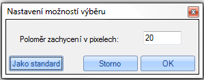 Stisknutím pravého tlačítka myši lze otevřít kontextové menu. Zde jsou k dispozici různé funkce k dalšímu zpracování vybraných stavebních dílců.
