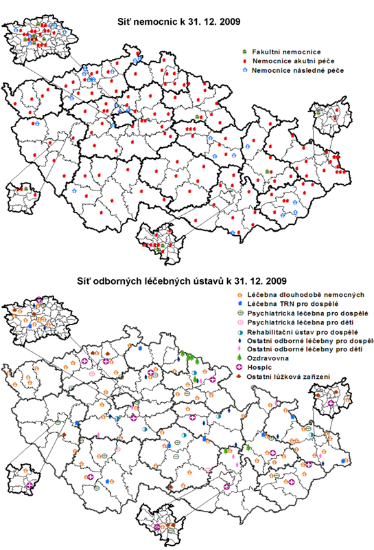 KONEČNÁ PRACOVNÍ VERZE Příloha 16: Přehled zdravotnických zařízení v České