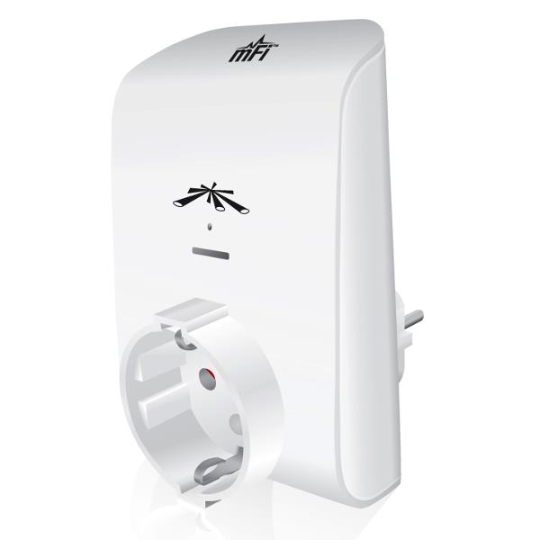 UBIQUITI mpower-mini mfi, 1-port EU Power zásuvky 230V, Wi-Fi Ovládejte spotřebič a měřte jeho spotřebu odkudkoliv z Internetu. Chytré zásuvky systému mfi Vám usnadní život.